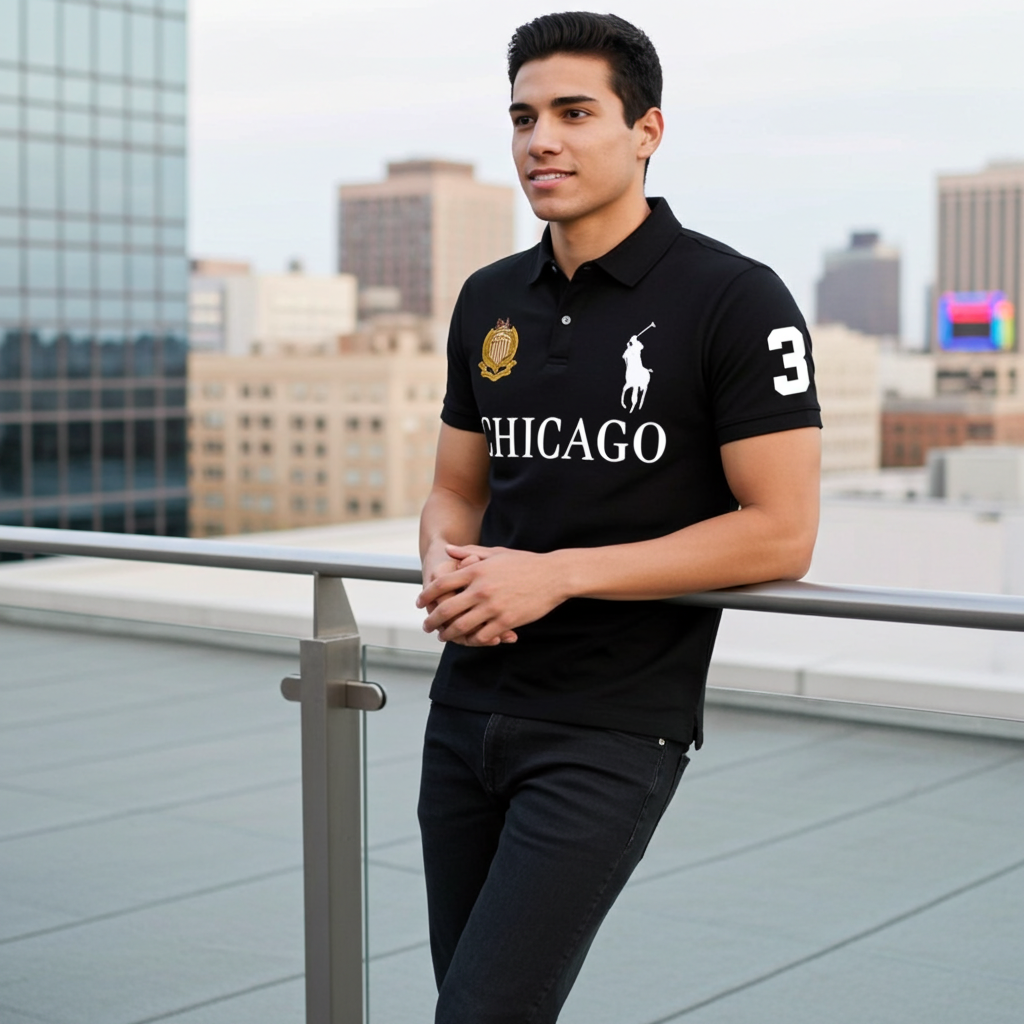 Chicago polo black